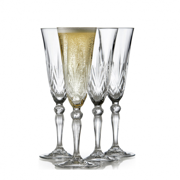 Designgaven.dk Lyngby Glas Melodia Champagne 4 stk. 16 cl.